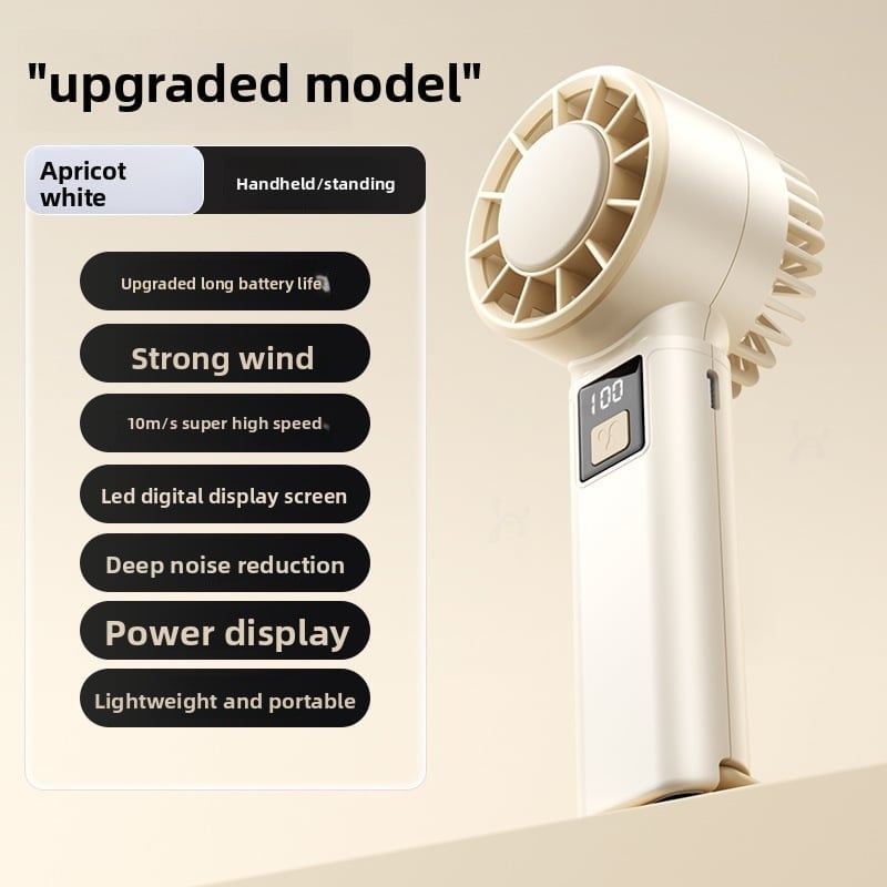 🌬️ Ventilateur Refroidissant Portable Apricot White TM – La Fraîcheur GLACIALE dans votre Main ! 🌬️