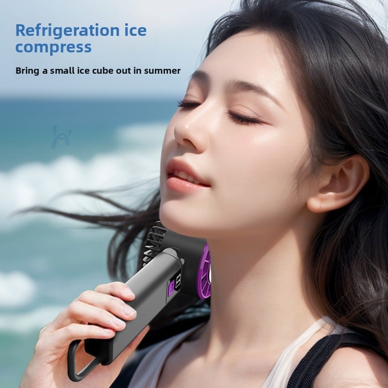🌬️ Ventilateur Refroidissant Portable Apricot White TM – La Fraîcheur GLACIALE dans votre Main ! 🌬️