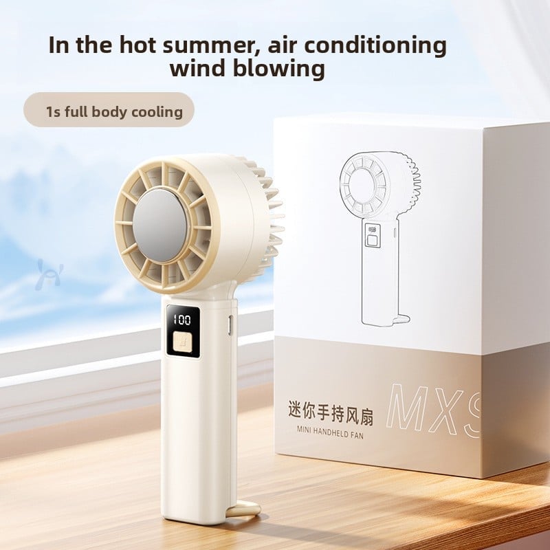 🌬️ Ventilateur Refroidissant Portable Apricot White TM – La Fraîcheur GLACIALE dans votre Main ! 🌬️