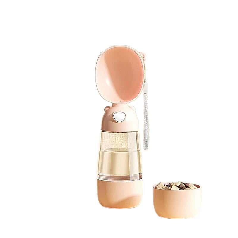 Distributeur Portable d’Eau & Croquettes 2-en-1 PetFlow GO – 400 mL/200 mL