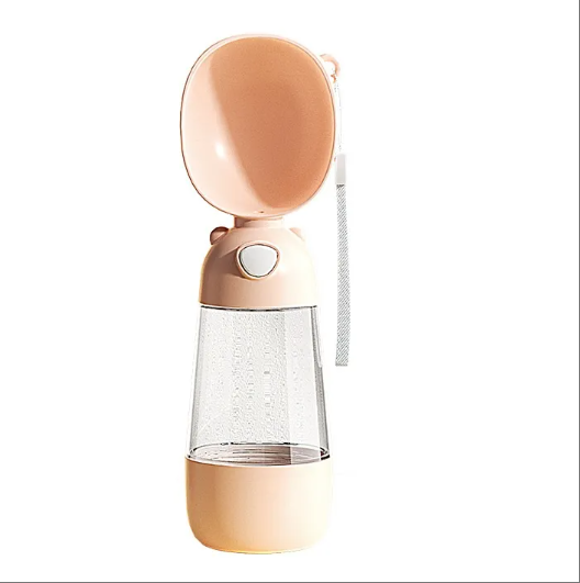 Distributeur Portable d’Eau & Croquettes 2-en-1 PetFlow GO – 400 mL/200 mL
