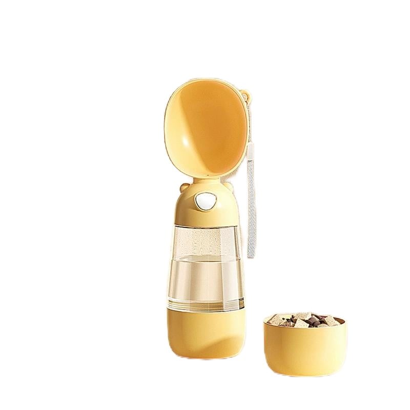Distributeur Portable d’Eau & Croquettes 2-en-1 PetFlow GO – 400 mL/200 mL